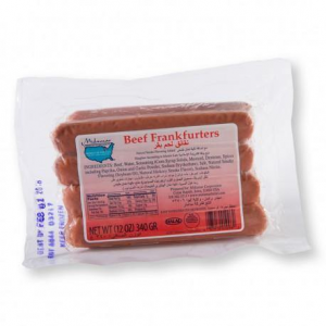 Halal Premium Beef Frankfurters